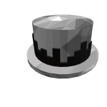 Sparkle Time Top Hat - Black/White
