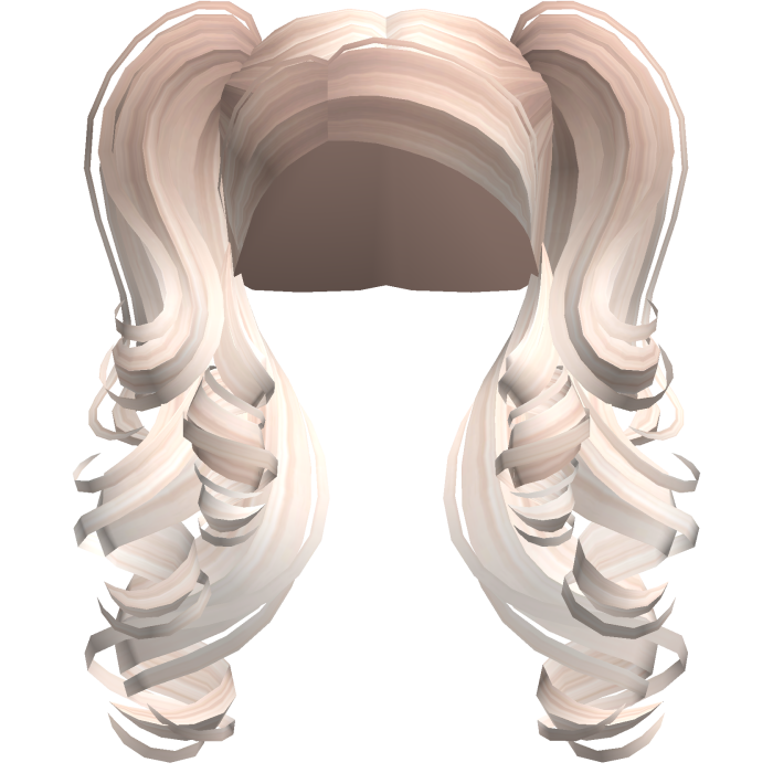 Fluffy Curly Latina Pigtails Beige