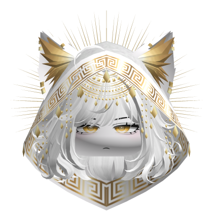 Egyptian Bob w/ Divine Gold White Hood