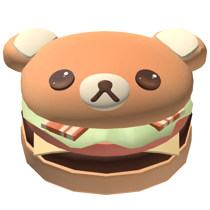 rilakkuma burger costume