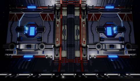 sci fi hallway