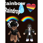Rainbow raindrop