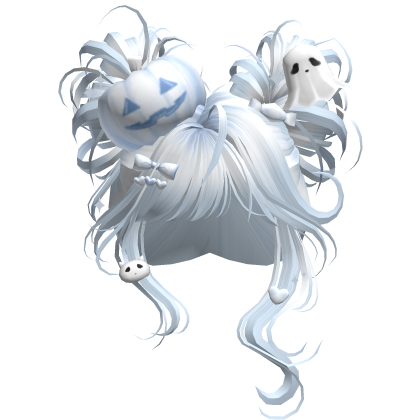 Spooky Halloween Pumpkin Buns  (Light Blue)