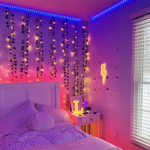 Pink and purple fans