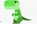 Dinosaur car girl