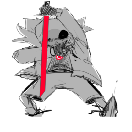 Killer!sans with a katana Roblox decal