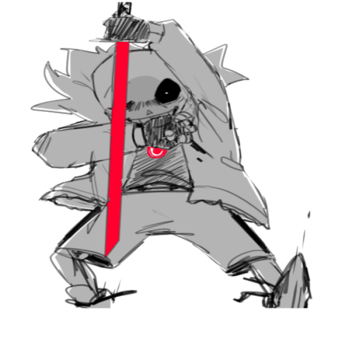 Killer!sans with a katana Roblox decal