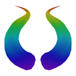 Ascended Prismatic Curl Horns