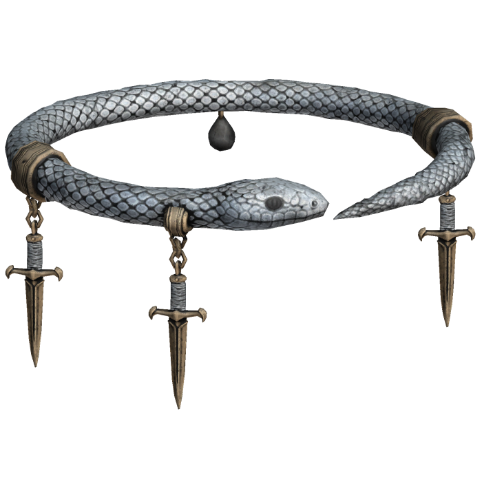 White Serpent Dagger Crown