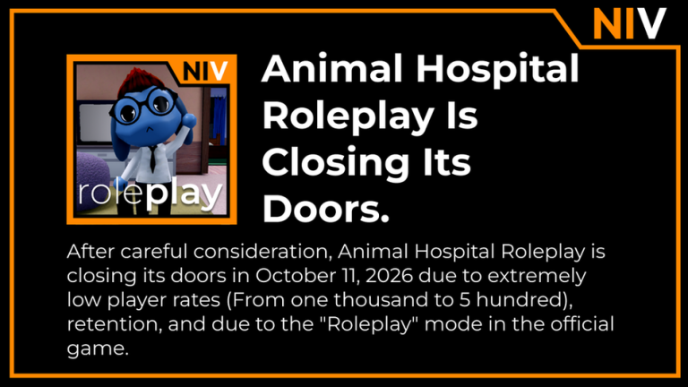 Animal Hospital Roleplay (Unofficial) game artwork