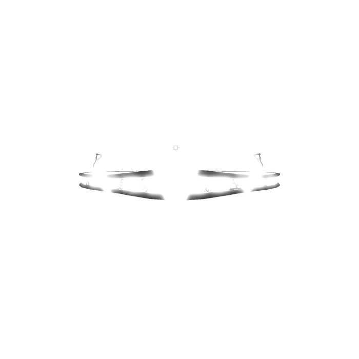 Glowing White Godkin Halo Crown