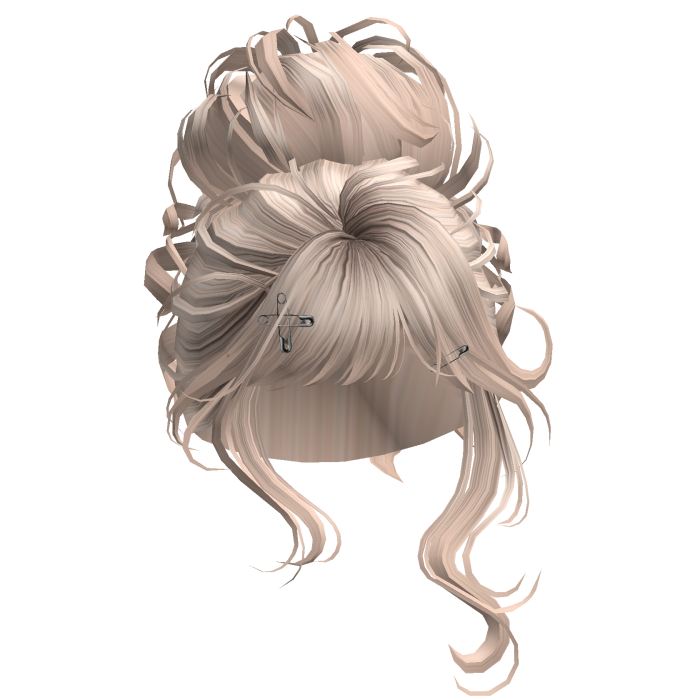 Elegant Princess Wispy Bun (Platnium)