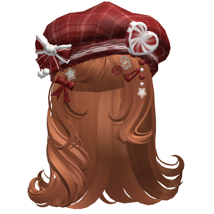 ♡ Christmas Fluffy Beret Combo (Ginger)