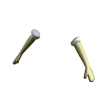 Golden Christmas Santa Gloves