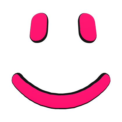 Red Neon Smile Face (3D) Roblox item