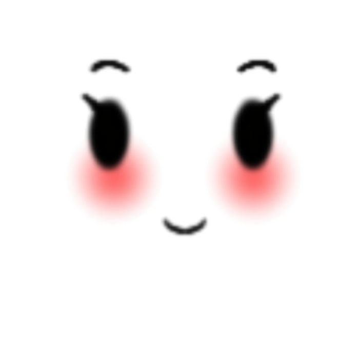 🐱 Kitty's Kawaii Girls Blushy Face Decal! 🐱 Roblox decal