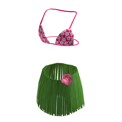 ✅Hawaiian Bikini✅ Hibiscus Skirt