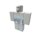 💙Cute Blue Cloud Shorts Preppy Y2K Bloxburg Soft
