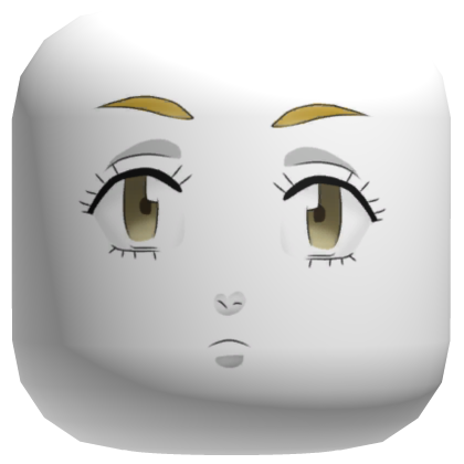Chillful Girl Anime Face Roblox item