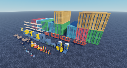 Roblox Construction & Industrial Props Assets Pack preview 1