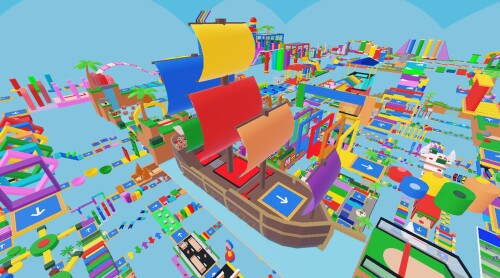 Super Easy Obby! 🌴🌈
