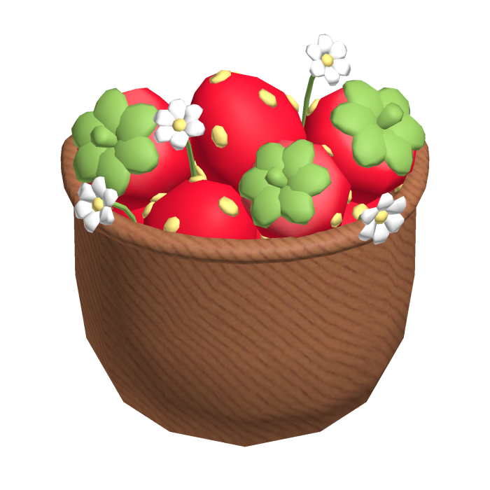Strawberry basket backpack