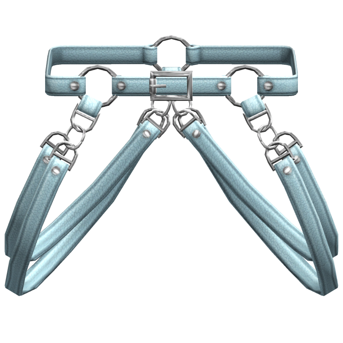Blue Suspender Hanging Y2K Waist Straps 3.0
