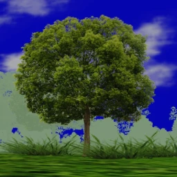 Surreal landscape icon