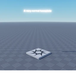 A very normal baseplate icon