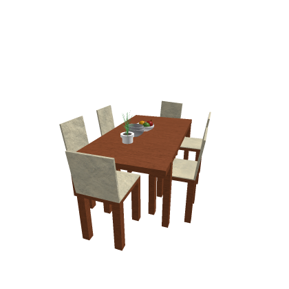 ###### Table With Chairs & Decorations!