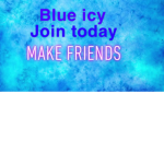 Blue icy
