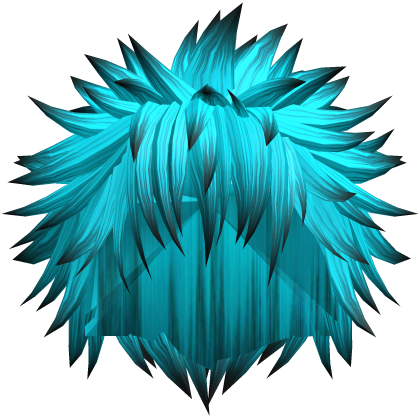 Cyan Spiky Vkei Anime Hair 22 Roblox item