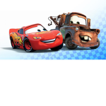 Pixar Cars Lightning McQueen and Mater fan boys