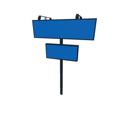 Blank Walmart Sign