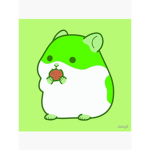 Green hamster