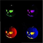 Eerie Pumpkin Head
