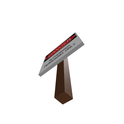 Danger sign