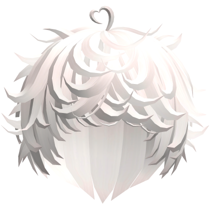 Light Blonde Cute Swirly Curly Kawaii Messy Hair Roblox item