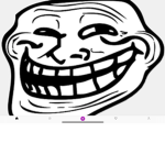 The troll face fans