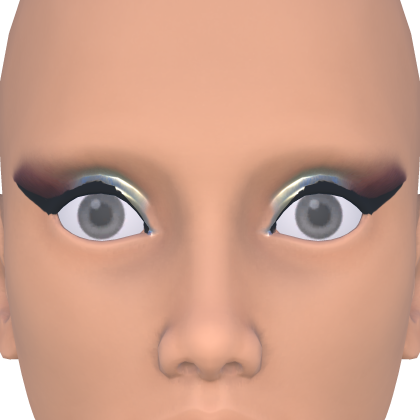 Black Eyeliner with Ash Grey Eyeshadow thumbnail