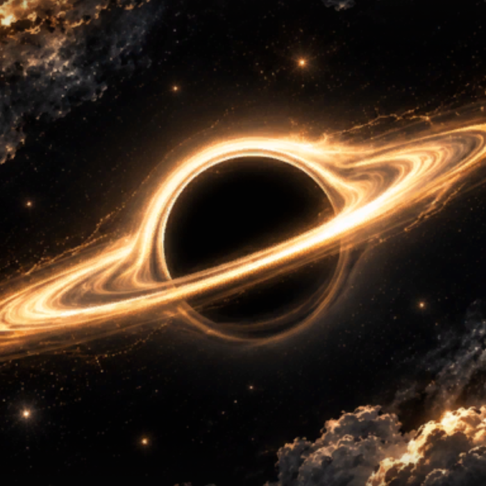 Gold Black Hole Galaxy Space Stars Cool Background