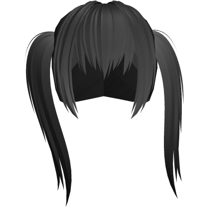 Choppy Emo Scene Anime Messy Hair in Dark Grey Roblox item