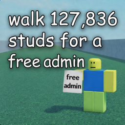 walk 127,836 studs for free admin 🛠️