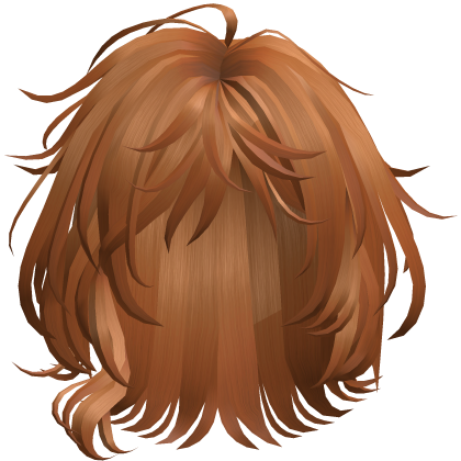 Soft Wavy Shag Hair - Ginger