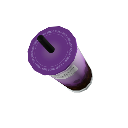 Holdable Boba Bubble Tea - Purple Ube
