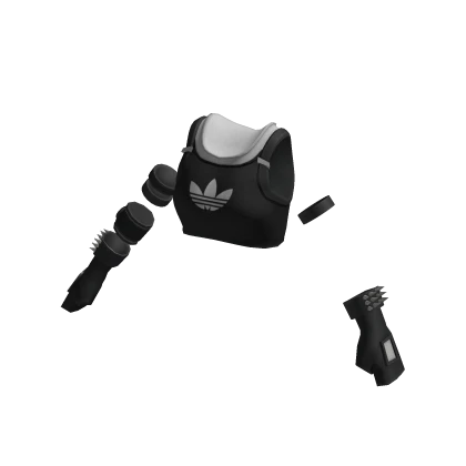 Black adidas roblox discount