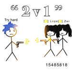 “2v1”