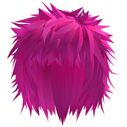Neon Pink Scene Messy Spiky Emo Boy Hair