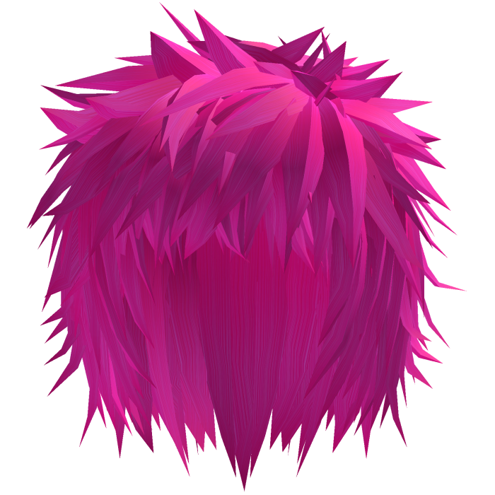 Neon Pink Scene Messy Spiky Emo Boy Hair