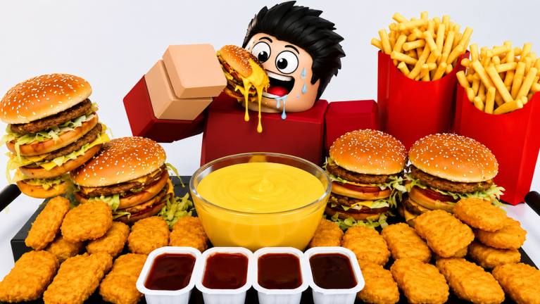 [🍟🍔] Eating in McDonalds ASMR MUKBANG artwork